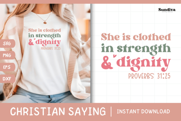 Christian Quote SVG – Faith Saying 4 Graphics for Crafts