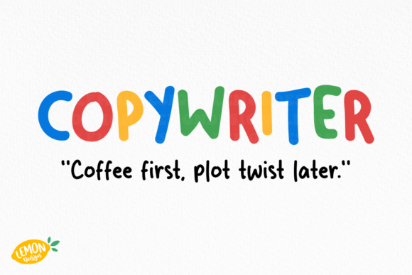 Funny Copywriter Quote SVG Design for Crafts & Graphics