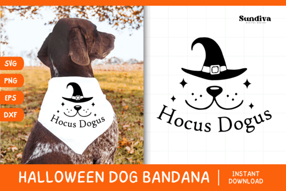 Funny Halloween Dog Bandana Quote SVG 17: Crafts & Graphics for Local Branding