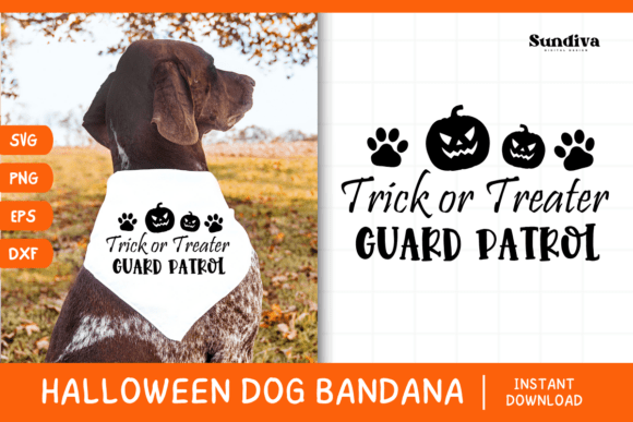 Funny Halloween Dog Bandana Quote SVG 2