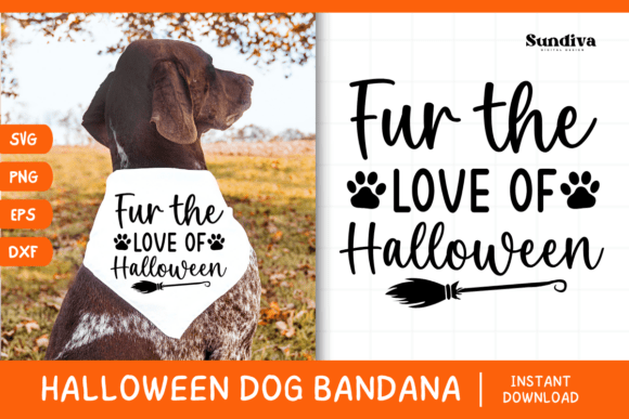 Funny Halloween Dog Bandana Quote SVG 22: Graphics for Crafts & Campaigns
