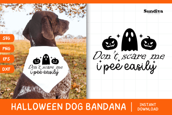 Funny Halloween Dog Bandana Quote SVG 23: Graphics for Crafts & Seasonal Branding