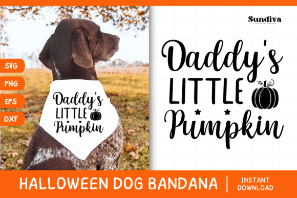 Funny Halloween Dog Bandana Quote SVG 24: Graphics for Crafts & Seasonal Branding