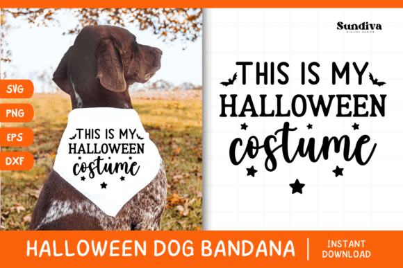 Funny Halloween Dog Bandana Quote SVG 7: Crafts & Graphics for Local Branding