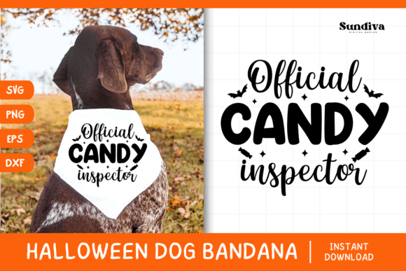 Funny Halloween Dog Bandana Quote SVG 9: Graphics for Crafts