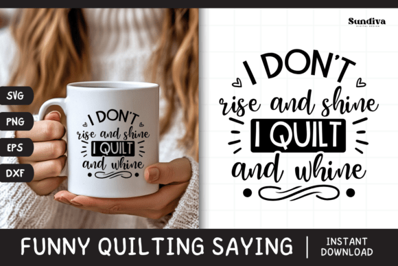 Funny Quilting Quote SVG 34: Crafts & Graphics That Land