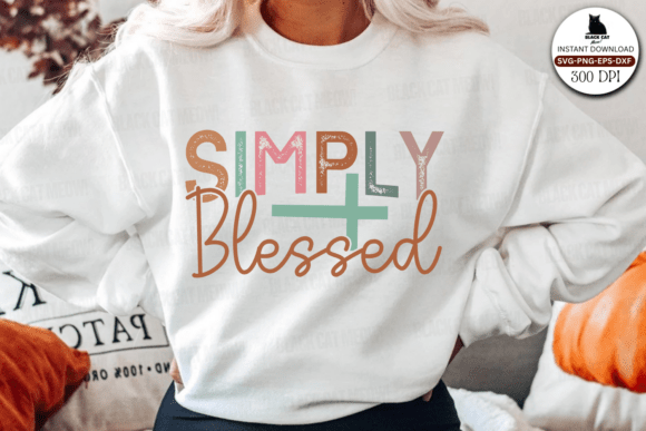 Simply Blessed SVG: Faith-Based Graphics for Crafts
