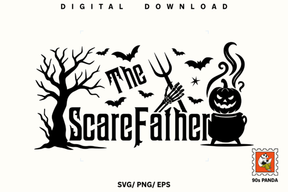 The ScareFather Horror Quote SVG for Crafts & Graphics
