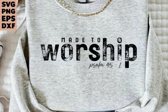 Worship SVG PNG: Christian Quote Design Review